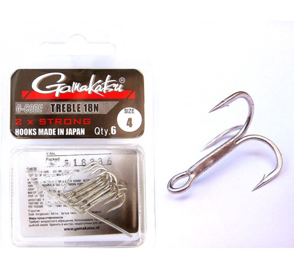 Тройни куки Gamakatsu TREBLE 18