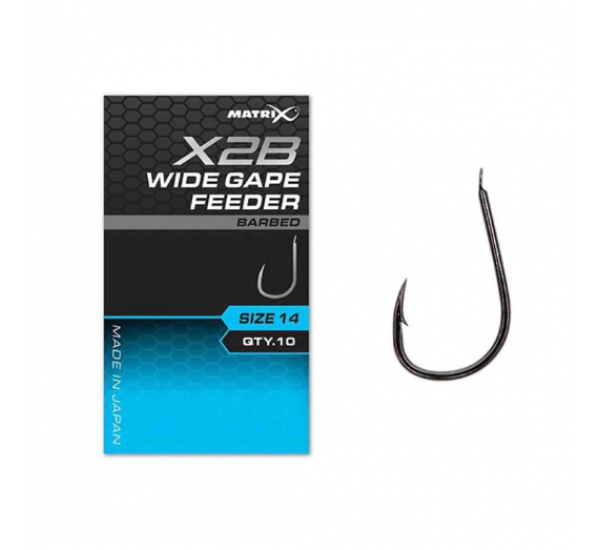 Куки Matrix X2B Wide Gape Feeder