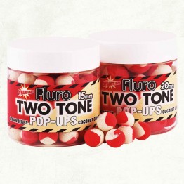 Плуващи топчета DB Boilie Pop Up Two Tone - Strawberry & Coc