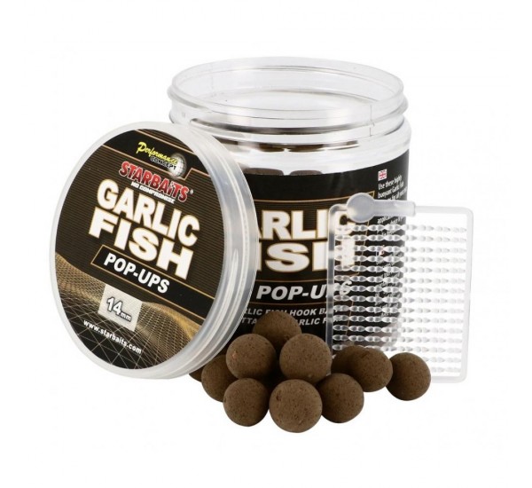 Плуващи топчета Starbaits Performance Concept Garlic Fish Pop Up